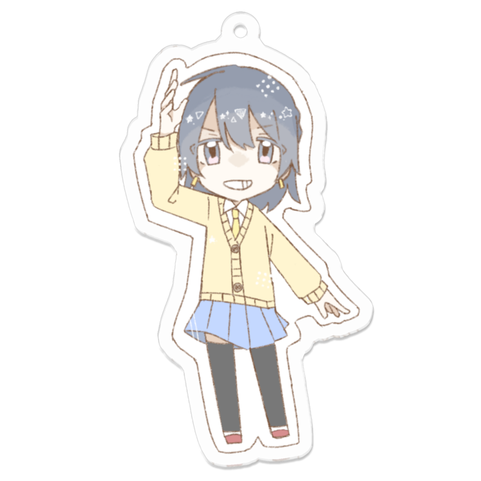 アクリルキーホルダー - 70 x 70 (mm)