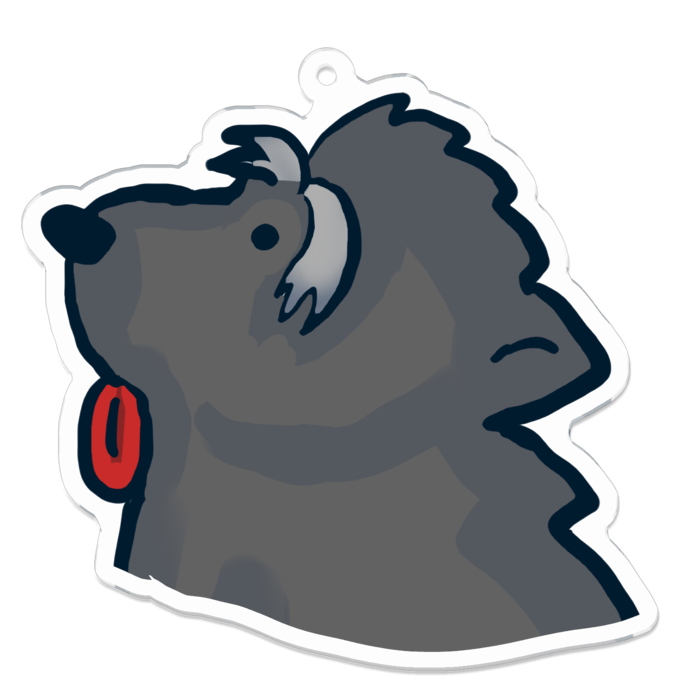 黒い犬01 たかこb5のキャラクターショップ Booth