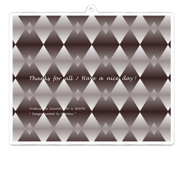アクリルキーホルダー - 100 x 100 (mm)(1)