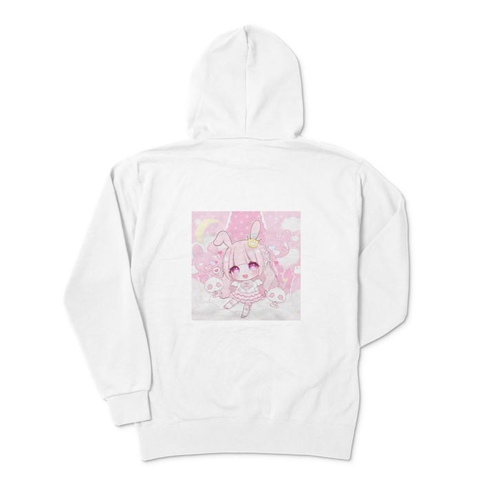 ジップパーカー - XL - ホワイト