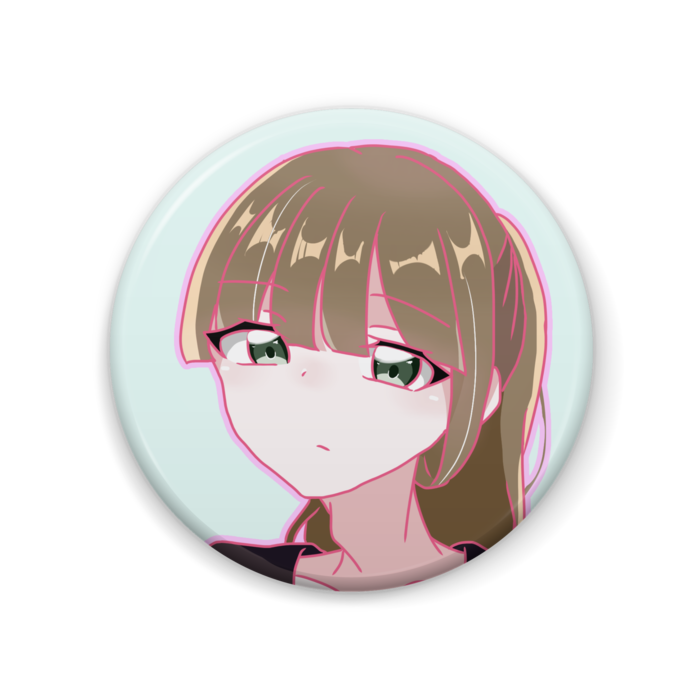 缶バッジ(ポニテ江乃ver.) - 57mm