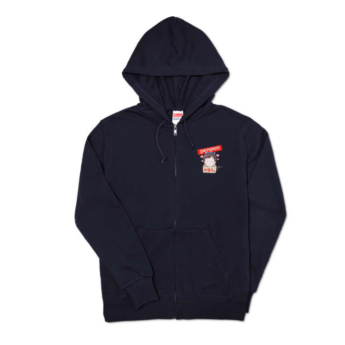 penpenジップパーカー - S - 左胸