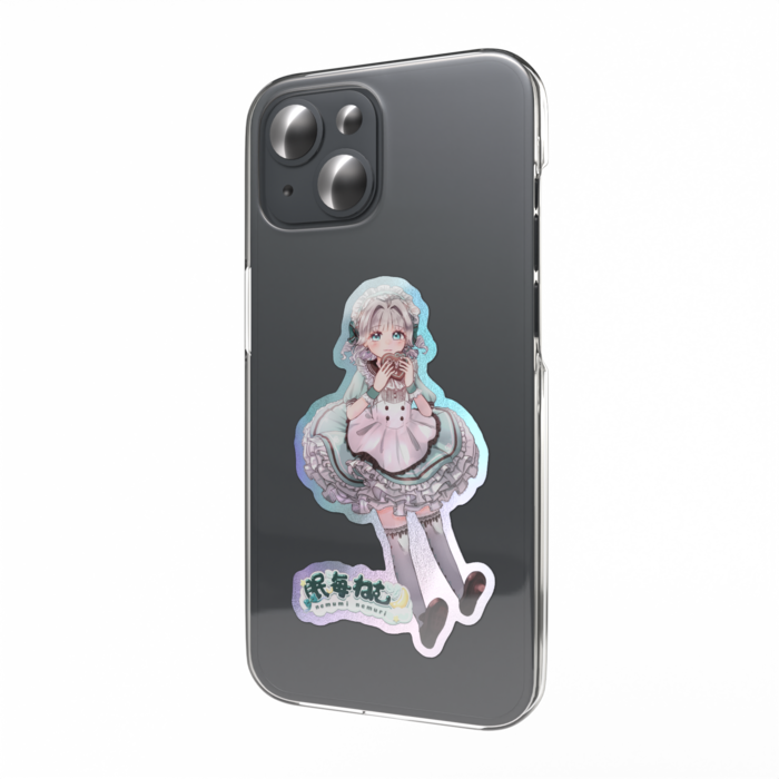 オーロラスマホステッカー - 縦