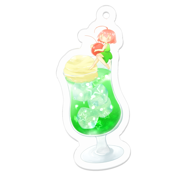 アクリルキーホルダー - 50 x 50 (mm)