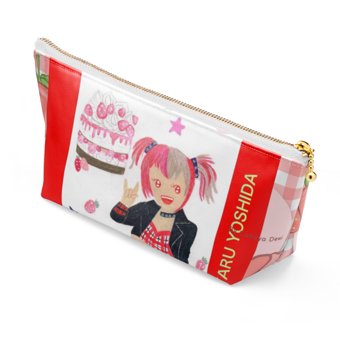 ポーチ - 長さ21.5cm / 高さ10cm - ホワイト