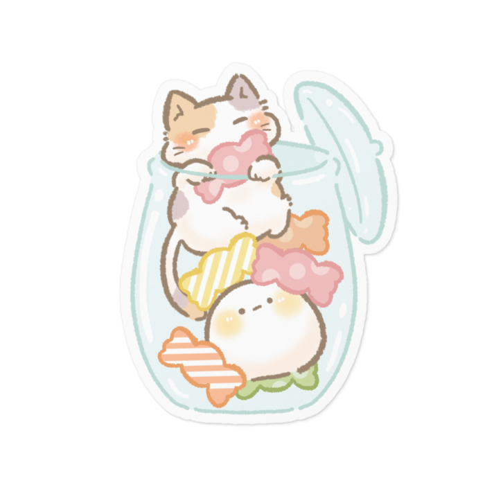 ステッカー - 100 x 100 (mm)