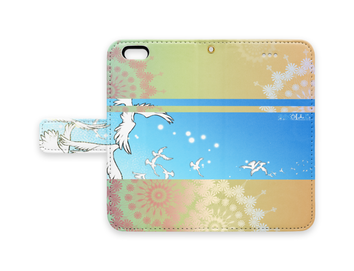 手帳型iPhoneケース - iPhone 6 / 6s - ストラップ穴 あり