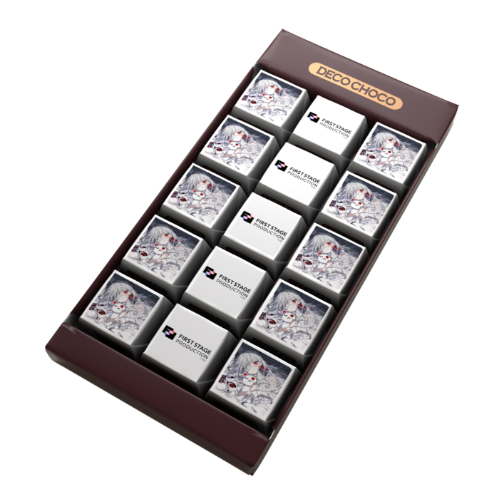 DECOチョコ - 列ごとにデザイン