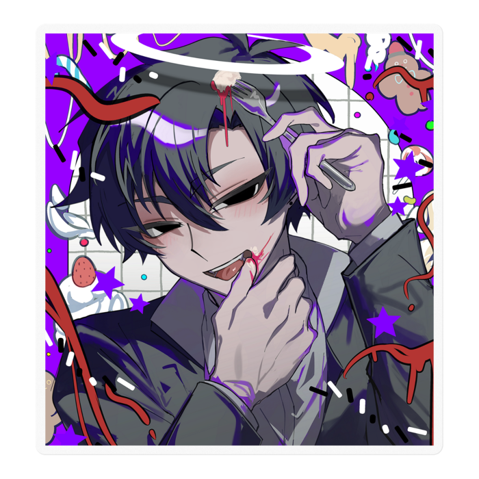 ステッカー - 100 x 100 (mm)