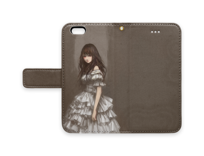 手帳型iPhoneケース - iPhone 6 / 6s - ストラップ穴 あり