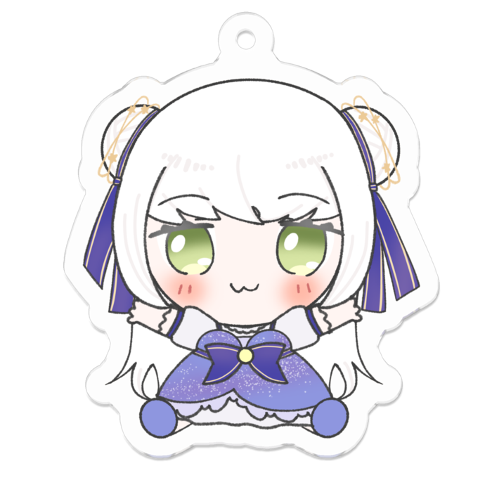 アクリルキーホルダー - 50 x 50 (mm)