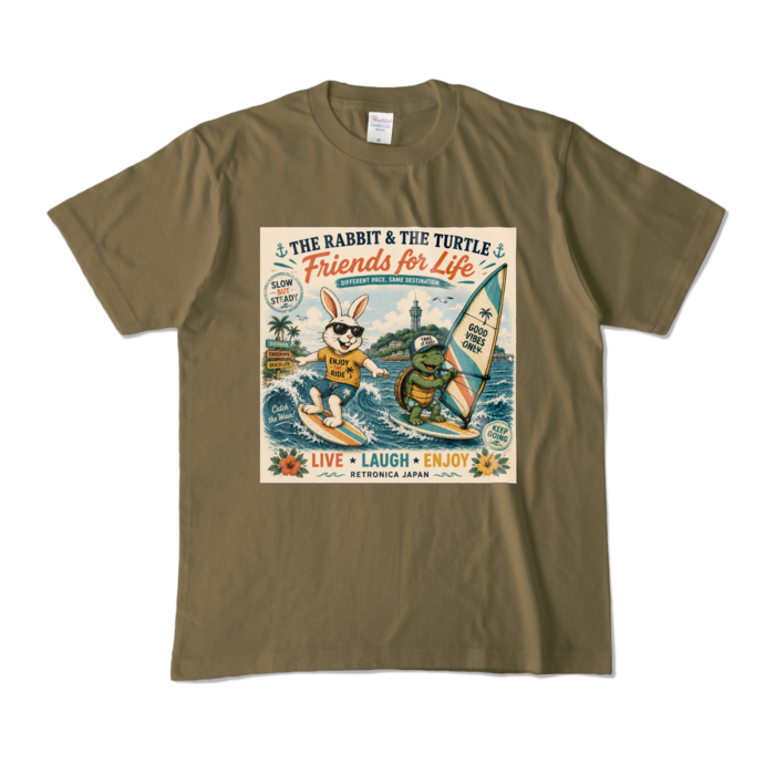 カラーTシャツ - M - オリーブ (濃色)
