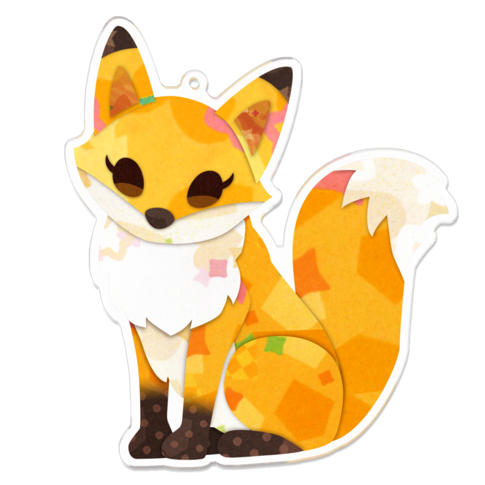 アクリルキーホルダー（コーティング）LL - 100 x 100 (mm)