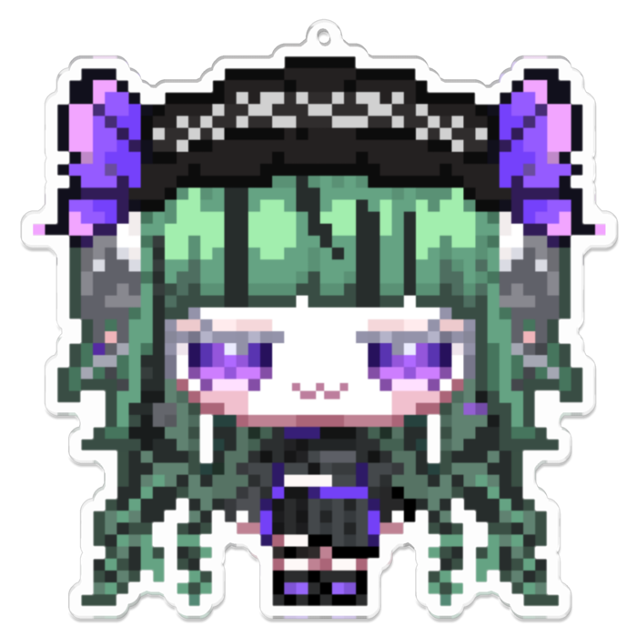 アクリルキーホルダーおっきめ - 100 x 100 (mm)