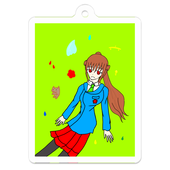 アクリルキーホルダー - 50 x 50 (mm)