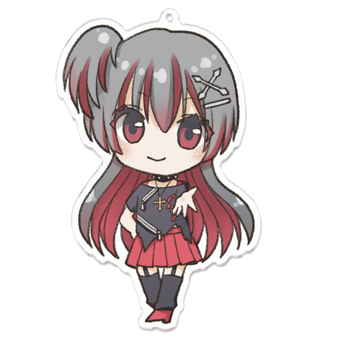 アクリルキーホルダー - 100 x 100 (mm)