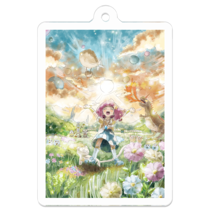 アクリルキーホルダー - 50 x 50 (mm)