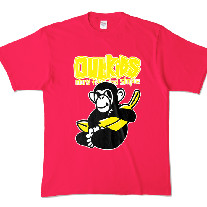 カラーTシャツ - XL - ホットピンク (濃色)