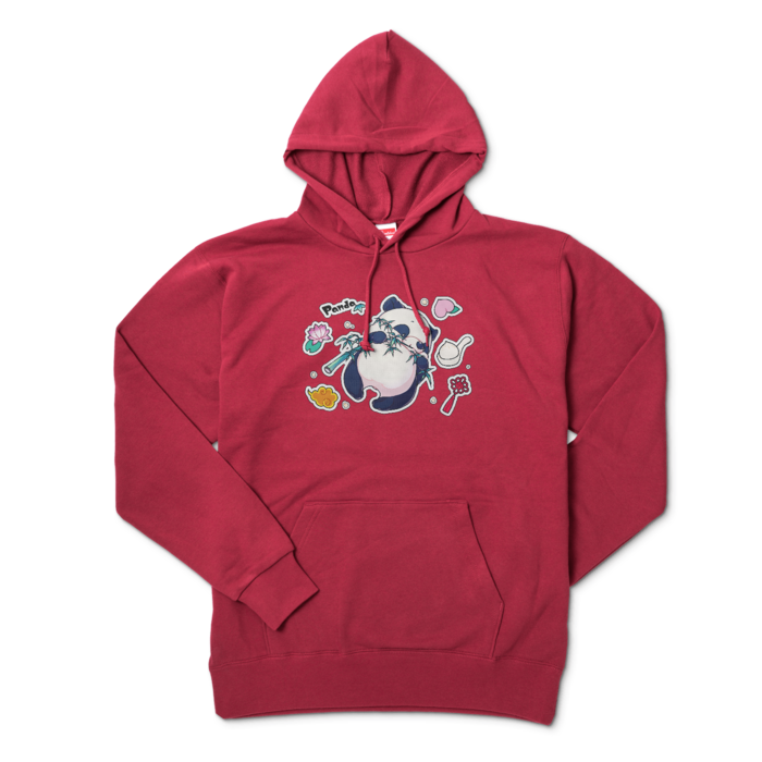 パーカー - XL - バーガンディ