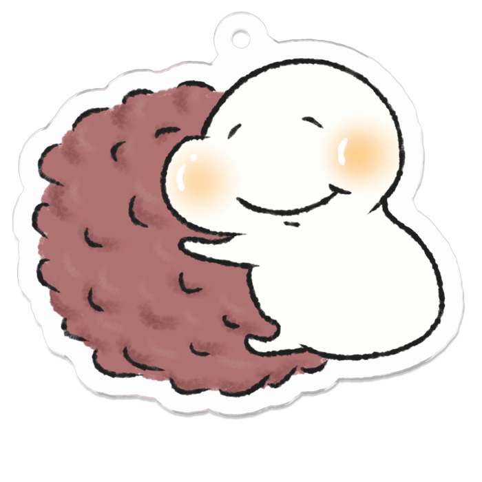 アクリルキーホルダー - 50 x 50 (mm)