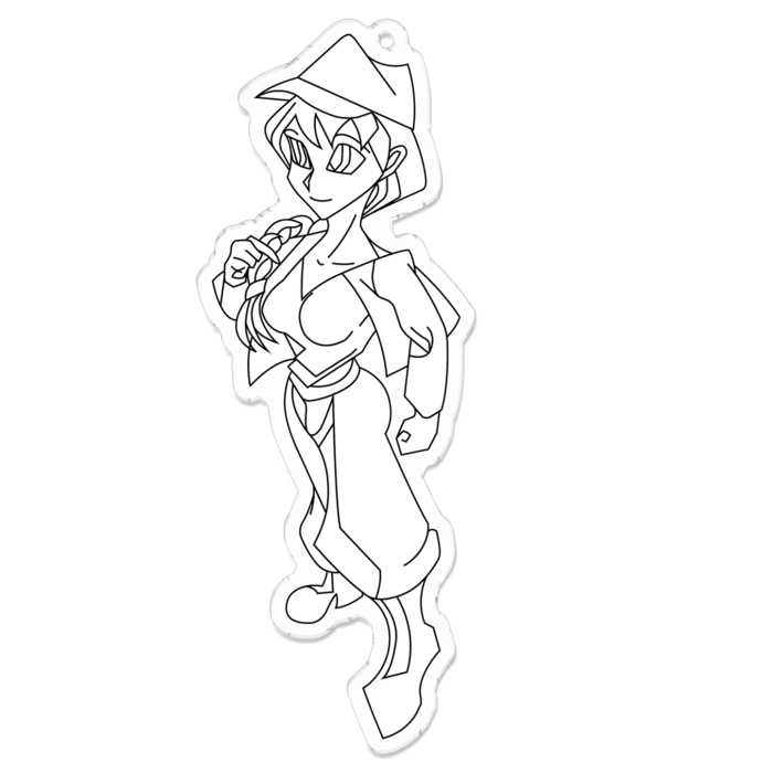 アクリルキーホルダー - 100 x 100 (mm)