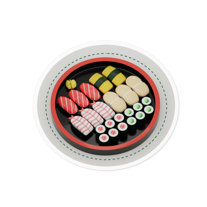 ステッカー - 100 x 100 (mm)