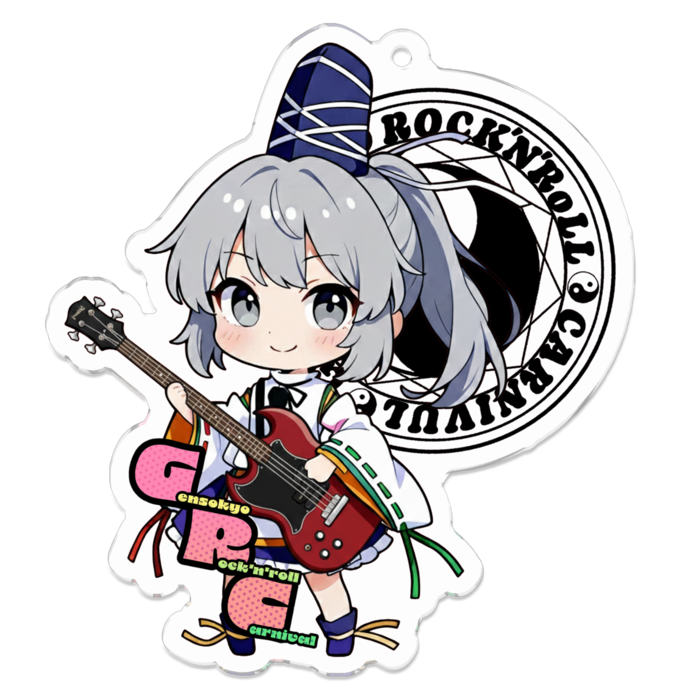 アクリルキーホルダー - 70 x 70 (mm)