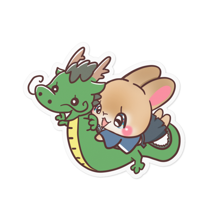 ステッカー - 100 x 100 (mm)