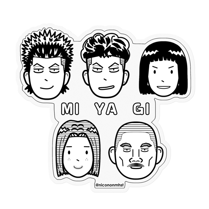 ステッカー - 100 x 100 (mm)(1)