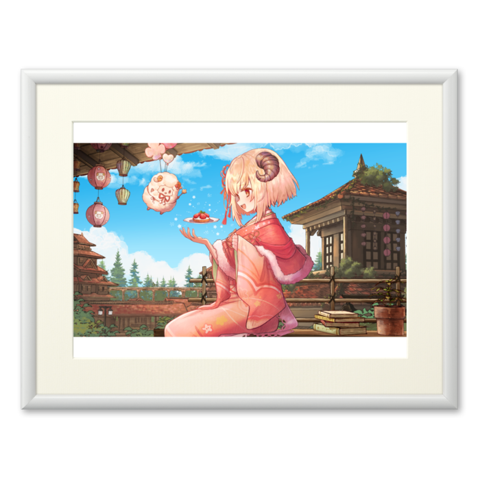 ひつじ（朝） - A4