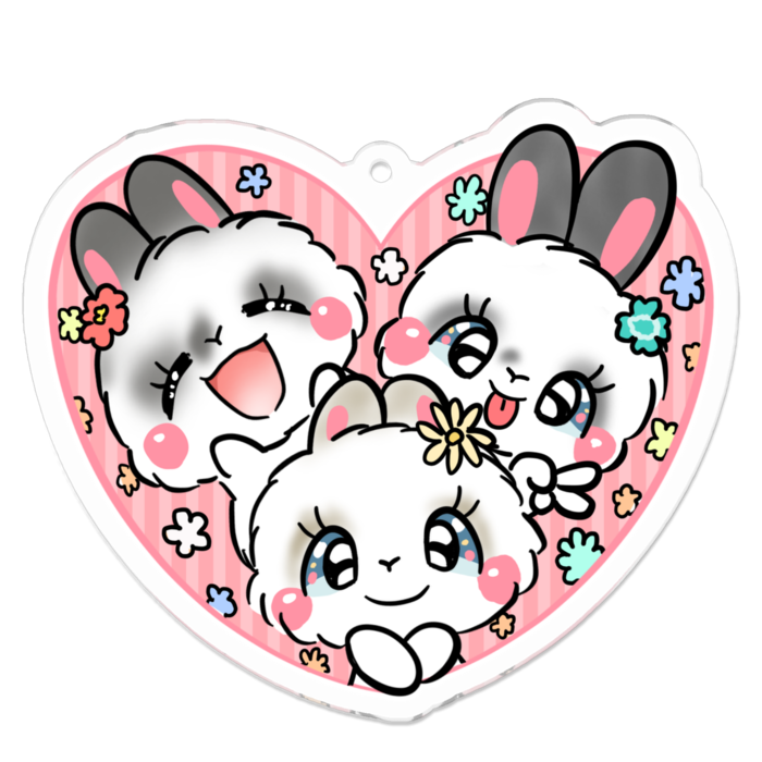 アクリルキーホルダー - 70 x 70 (mm)