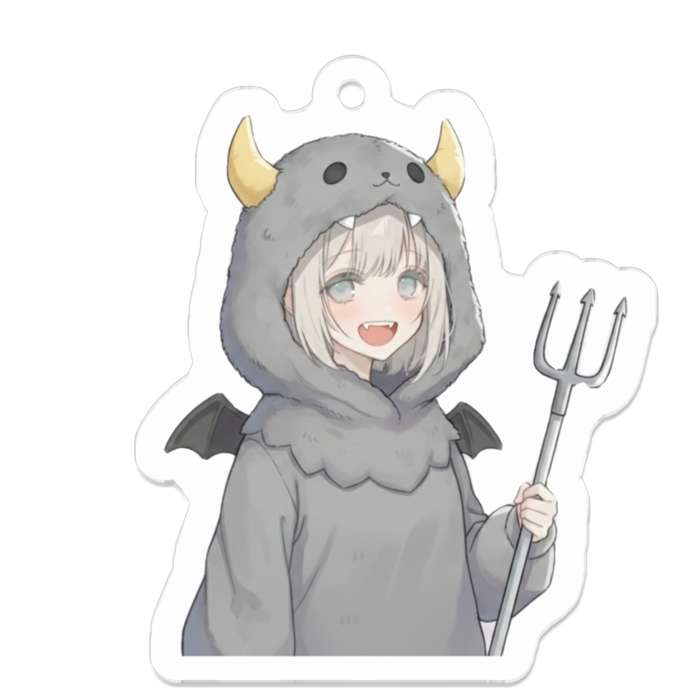 アクリルキーホルダー - 50 x 50 (mm)