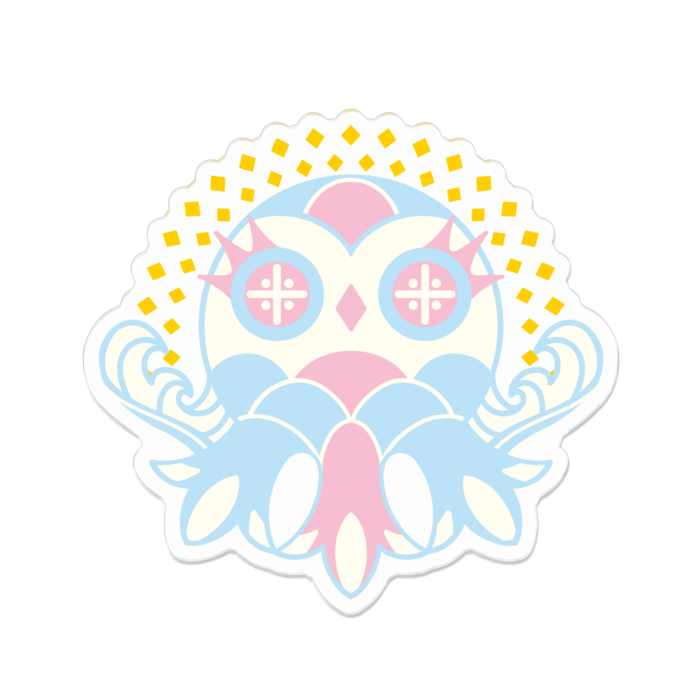 アクリルバッジ - 70 x 70 (mm)