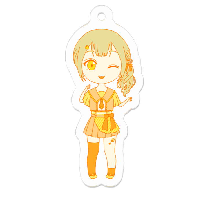 アクリルキーホルダー - 50 x 50 (mm)