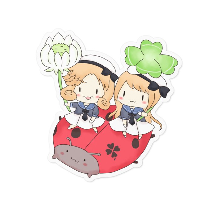 ステッカー - 100 x 100 (mm)