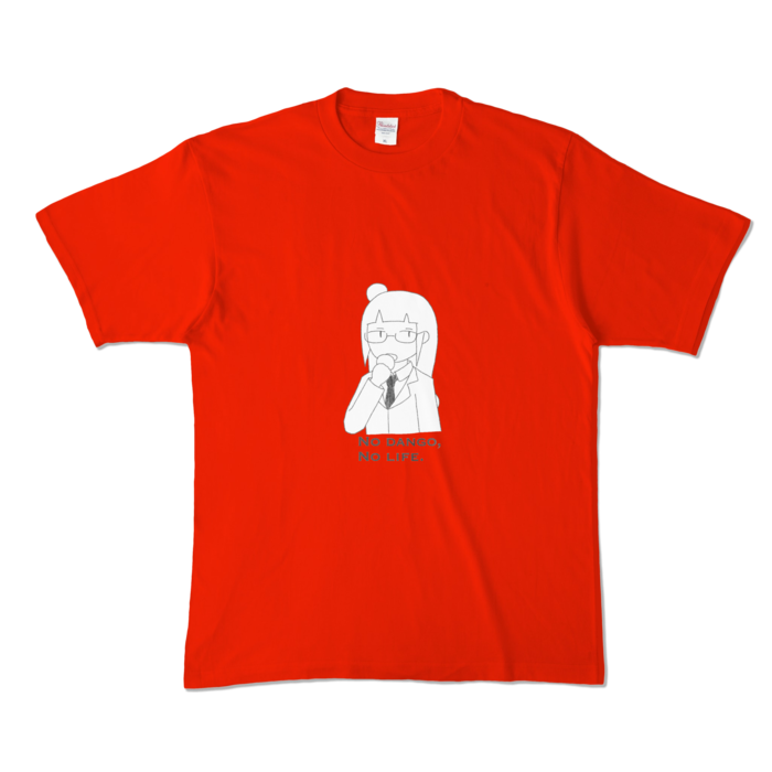 カラーTシャツ - XL - レッド (濃色)