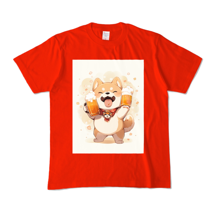 カラーTシャツ - M - レッド (濃色)