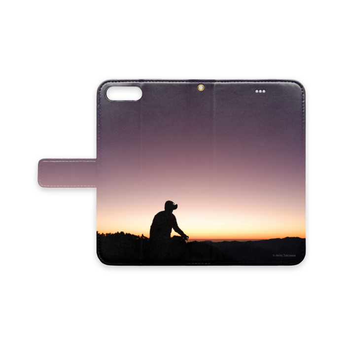 手帳型iPhoneケース - iPhone 7 Plus / 8 Plus - ストラップ穴 あり