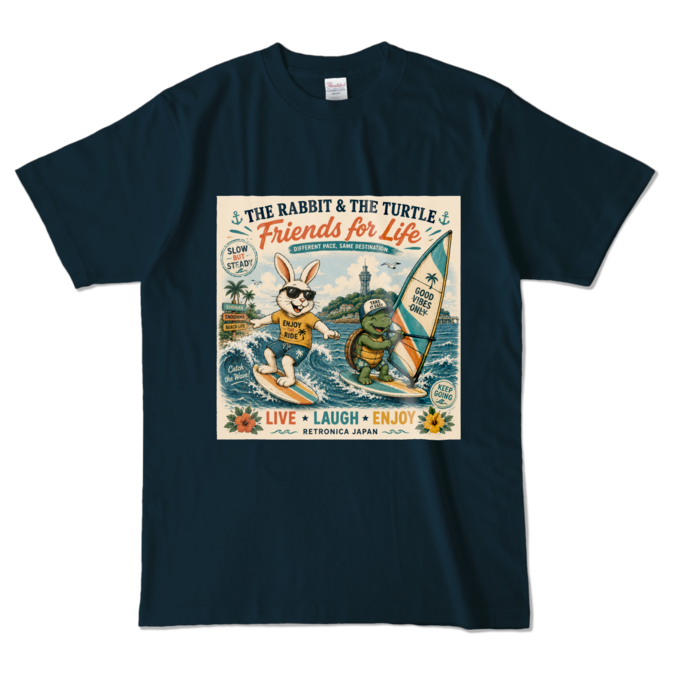 カラーTシャツ - L - ネイビー (濃色)