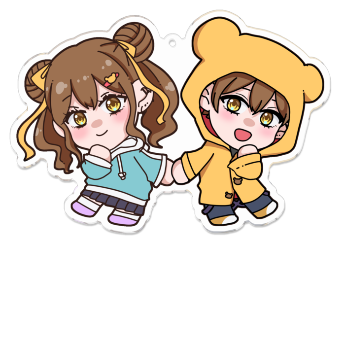 アクリルキーホルダー - 100 x 100 (mm)