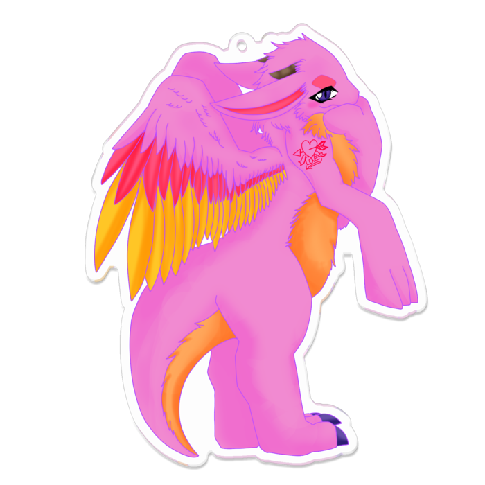 アクリルキーホルダー - 100 x 100 (mm)