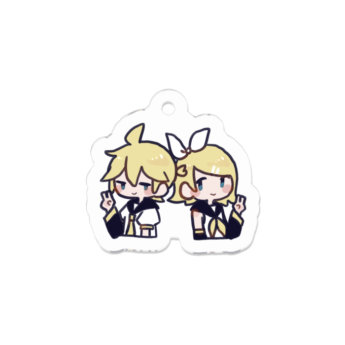 アクリルキーホルダー - 50 x 50 (mm)