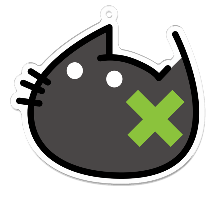 アクリルキーホルダー(コーティング) - 70 x 70 (mm)