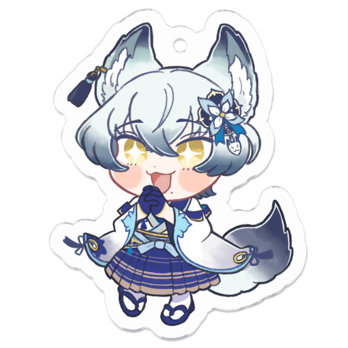 アクリルキーホルダー - 50 x 50 (mm)