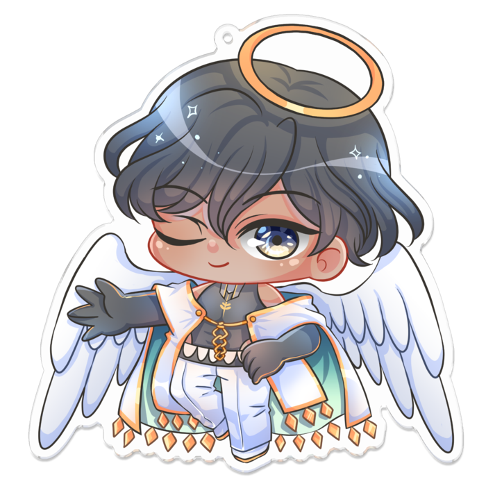 アクリルキーホルダー - 100 x 100 (mm)