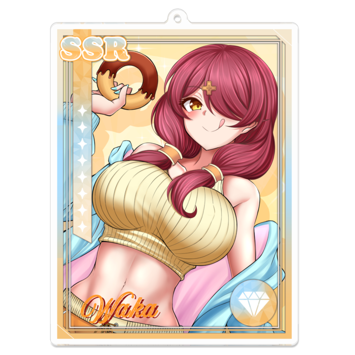 アクリルキーホルダー - 100 x 100 (mm)