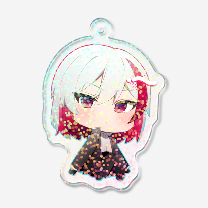 ホログラムアクリルキーホルダー - 50 × 50mm