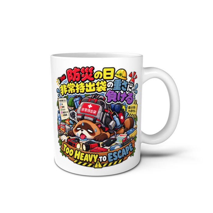 マグカップ - 直径 8cm / 高さ 9.5cm