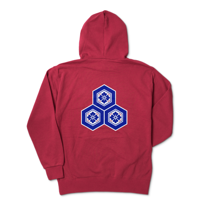 パーカー - XL - バーガンディ