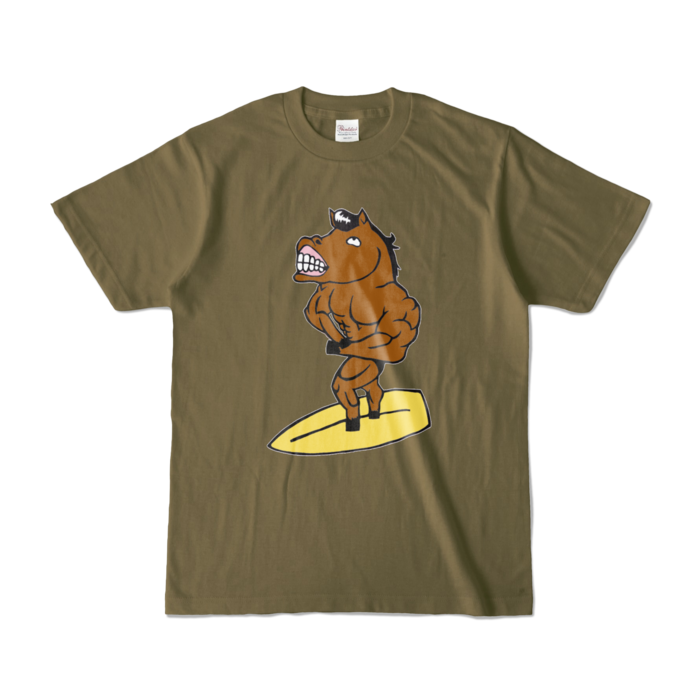 カラーTシャツ - S - オリーブ (濃色)
